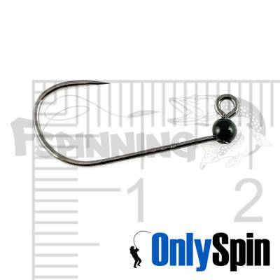 Форелевые джиг-головки OnlySpin Decoy AH-12 безбородые #8 0.3gr черный 3шт - купить в интернет-магазине в Москве

