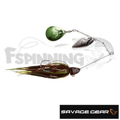 Спиннербейт Savage Gear Da-Bush Spinnerbait 140 #Motoroil UV - купить в Москве