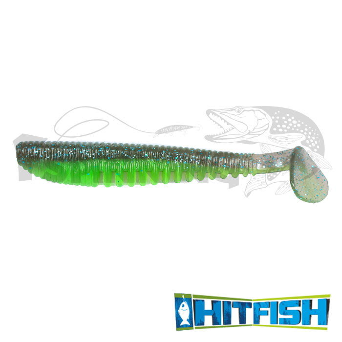 Big Ribby Shad 5.5 Мягкие приманки Hitfish Big Ribby Shad 5.5 R16 3шт