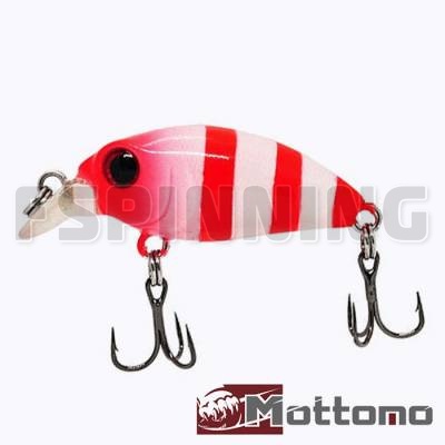 Воблер Mottomo Stalker SR 32F 2.6gr White Red