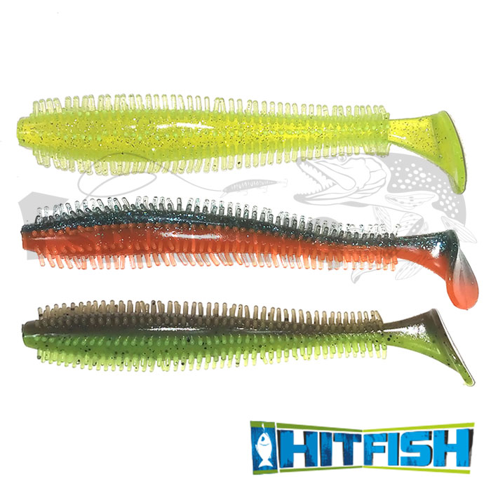 Big Pimp Shad 5.7 Мягкие приманки Hitfish Big Pimp Shad 5.7 MIX5 3шт