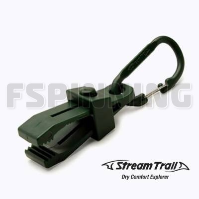 Прищепка с карабином Stream Trail Hung Up Olive Drab
