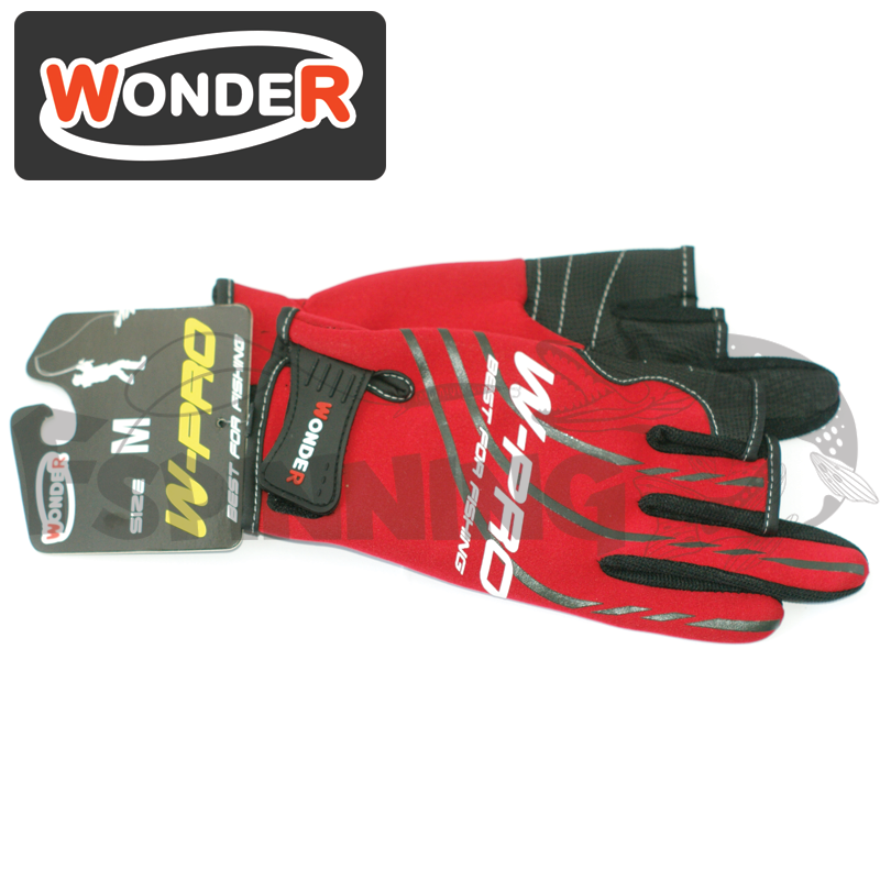 Перчатки рыболовные без 3ех пальцев Wonder WG-FGL023 #L - купить в интернет-магазине в Москве
