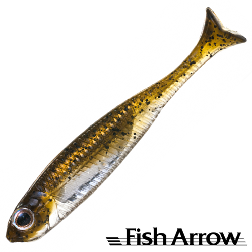 Мягкие приманки Fish Arrow Flash J Huddle 1 #01 GP/Silver 8шт
