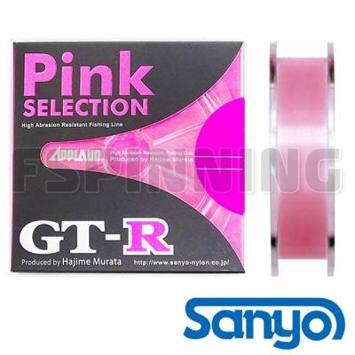 Леска Sanyo Nylon Applaud GT-R Pink Selection 100m 0.6 0.128mm 2.5lb 1.2kg - купить в интернет-магазине в Москве