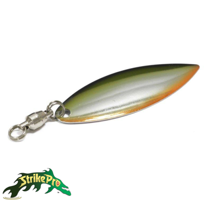 Лепесток с вертлюгом Strike Pro Spinner Blade Long W4 3.3gr #A122