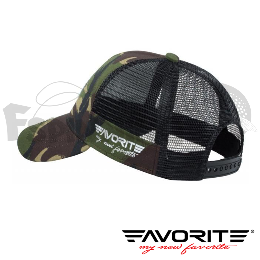 Кепка Favorite Mesh  Camo/Red/White - купить в интернет-магазине в Москве
