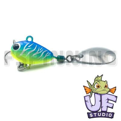 Тейл-спиннер UF Studio Hurricane Super 28gr #Ice Tiger