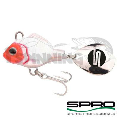 Тейл-спиннер SPRO Jigging Spinner UV 21gr #White Bleeder