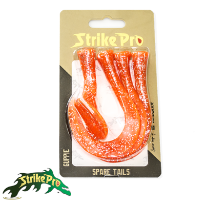 Хвосты Strike Pro Guppie Jr #оранжевый 4шт