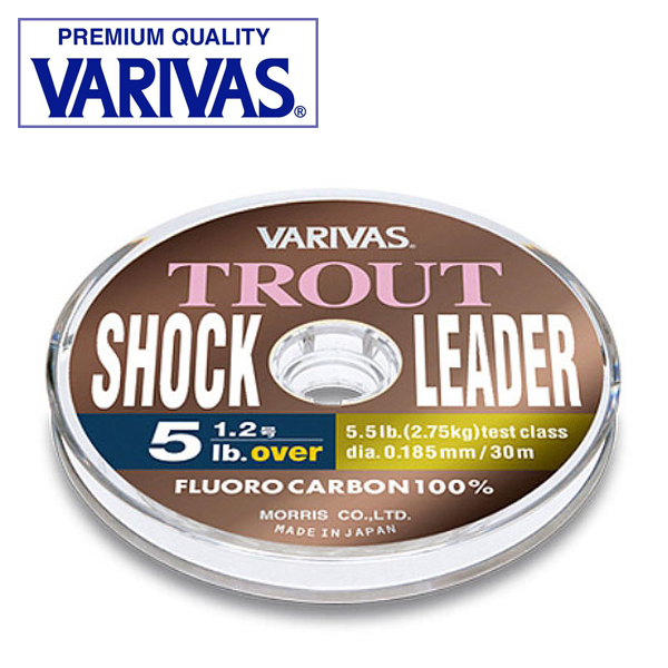 Флюорокарбон Varivas Trout Shock Leader 30m #0.5 0.117mm/1.25kg - купить в интернет-магазине в Москве