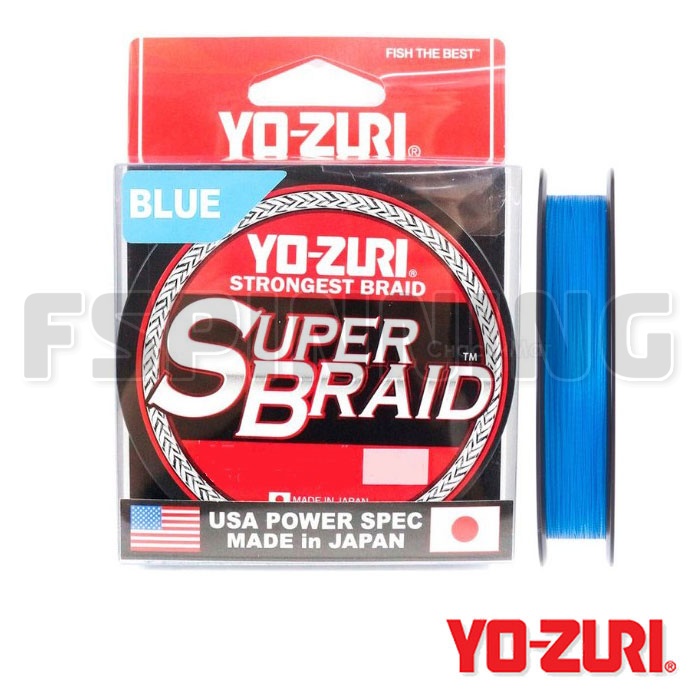Шнур Yo-Zuri Superbraid 275m Blue #2.5 0.23mm 9kg - купить в интернет-магазине в Москве
