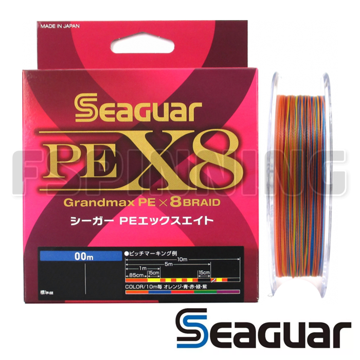 Шнур Seaguar PE X8 Grand Max 150m multicolor 3 0.285mm/21.8kg - купить в интернет-магазине в Москве