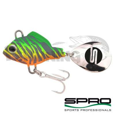 Тейл-спиннер SPRO Jigging Spinner UV 21gr #Fire Zebra