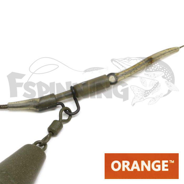 Оснастка карповая Orange #39 Secure Clip Leadcore усиленная для бойла 85gr