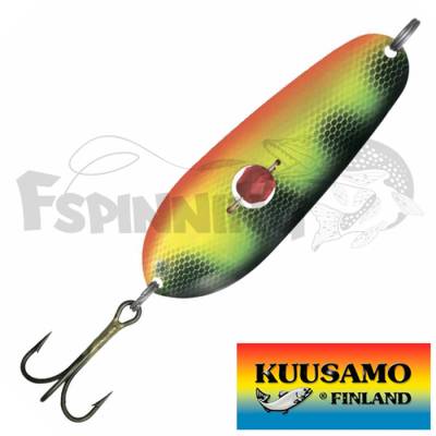 Блесна колебалка Kuusamo Rasanen 70/20 бусинка BL/GR/Fye/FR-S UV - купить в Москве
