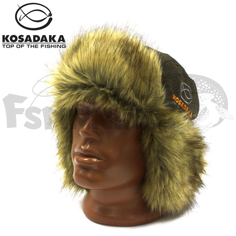 Шапка ушанка Kosadaka North Pole XL кевлар/мех волк - купить в интернет-магазине в Москве
