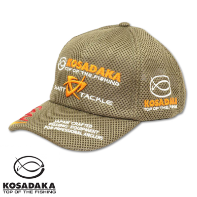 Бейсболка сетчатая Kosadaka Smart Tackle  оливковый - купить в интернет-магазине в Москве
