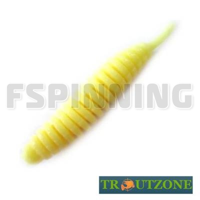 Мягкие приманки Trout Zone Ribber Pupa 2.1g/51mm cheese сыр 6шт