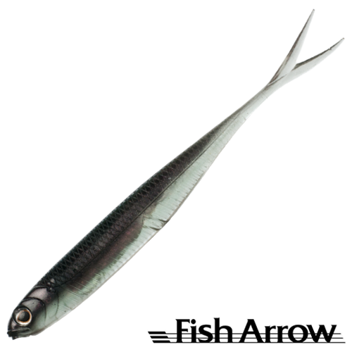 Мягкие приманки Fish Arrow Flash J Split 4 SW #104 Katakuchi Iwashi/Silver 5шт