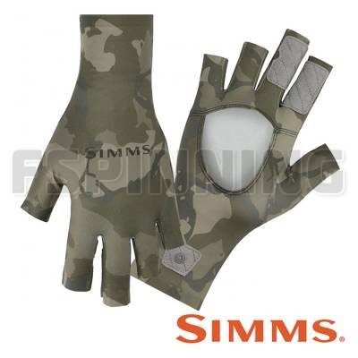 Перчатки Simms SolarFlex SunGlove p.XL (Regiment Camo Olive Drab) - купить в интернет-магазине в Москве
