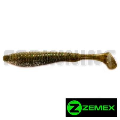 Силиконовая приманка Zemex Moby 5" LS11, 4 шт.