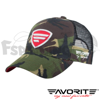 Кепка Favorite Mesh  Camo/Red/White - купить в интернет-магазине в Москве
