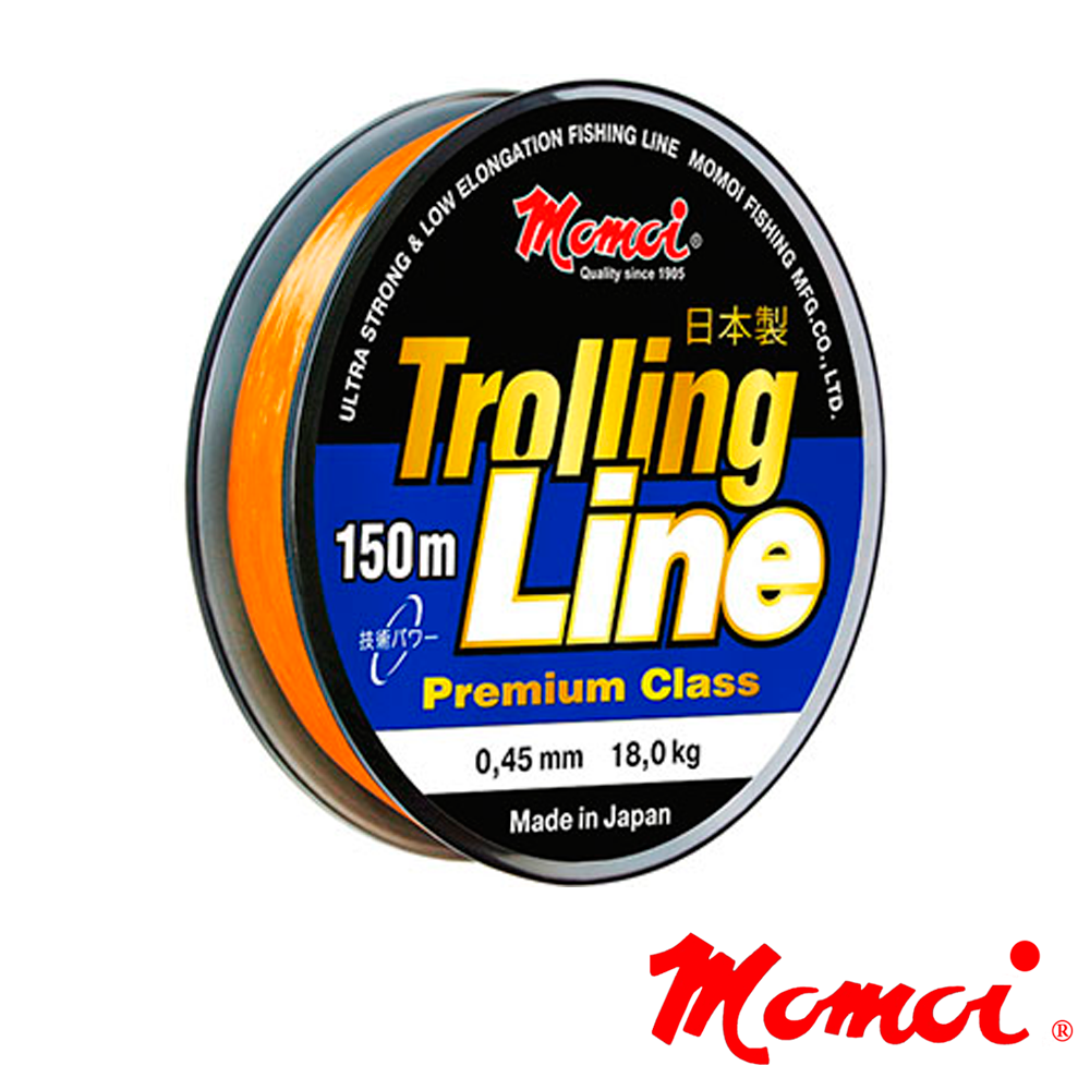 Леска Momoi Trolling Line 150m #0.33mm/11kg (оранжевый) - купить в интернет-магазине в Москве
