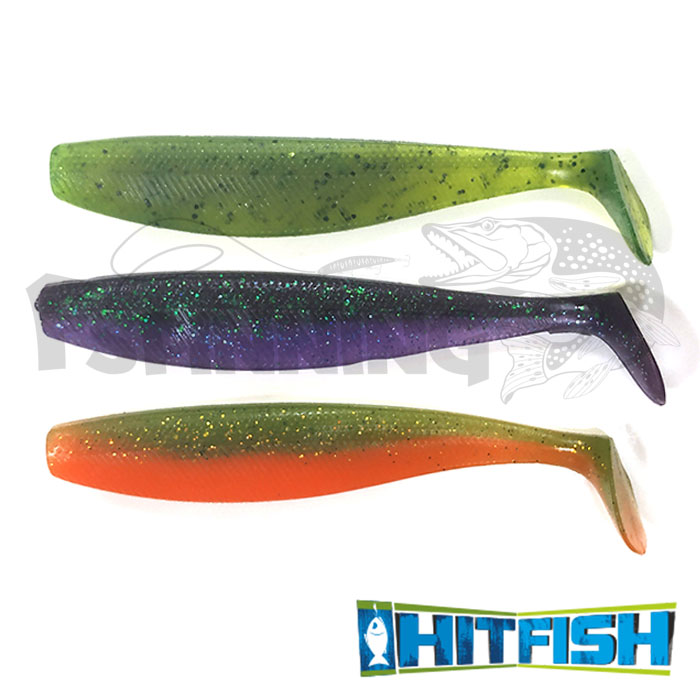 Big Shad 5.35 Мягкие приманки Hitfish Big Shad 5.35 MIX3 3шт
