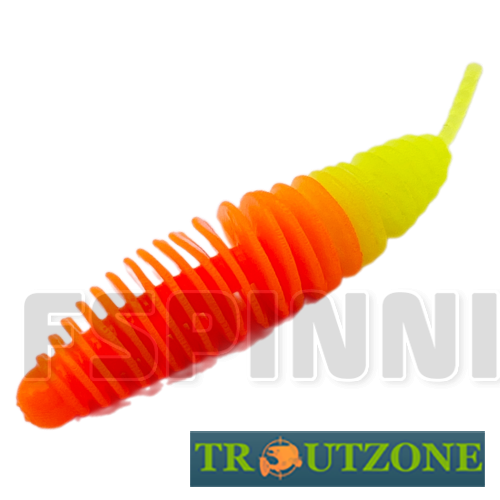 Мягкие приманки Trout Zone Plamp 2.2g/50mm orange/chartreuse сыр 10шт