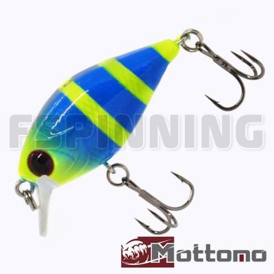 Воблер Mottomo Chubber 36F Blue Chartreuse