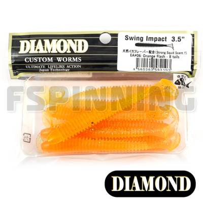 Силиконовые приманки Diamond Swing Impact 4 EA06 6шт - купить в Москве