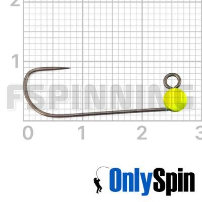 Форелевые джиг-головки OnlySpin Hayabusa JH777-BL #5 0.6gr шартрез 3шт