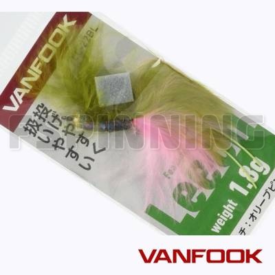 Стример Vanfook Leech LC 22BL 1.8gr olive/pink