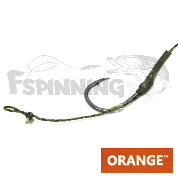 Оснастка карповая Orange #49 2 in 1 Cage Feeder Leadcore для бойла 50gr
