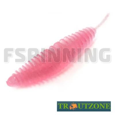 Мягкие приманки Trout Zone Plamp 1.6g/40mm clear pink silver flake сыр 8шт