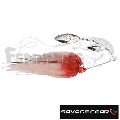 Спиннербейт Savage Gear Da-Mega Bush Spinnerbait 210 #Red Head Fluo - купить в Москве