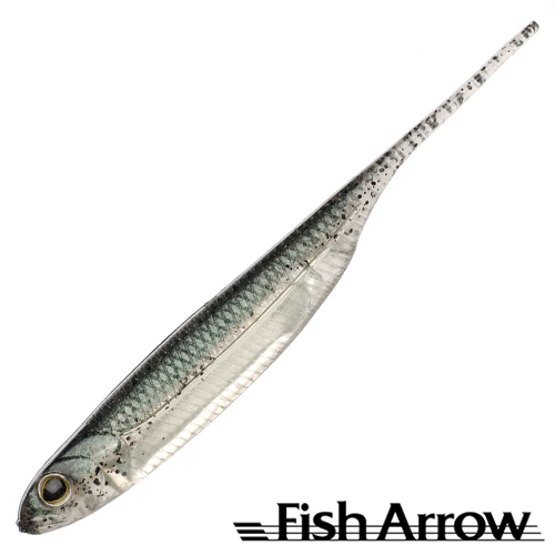 Мягкие приманки Fish Arrow Flash J 2 #03 Neon Green/Silver 8шт