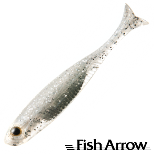 Мягкие приманки Fish Arrow Flash J Huddle 1 SW #100 Shirasu/Silver 5шт