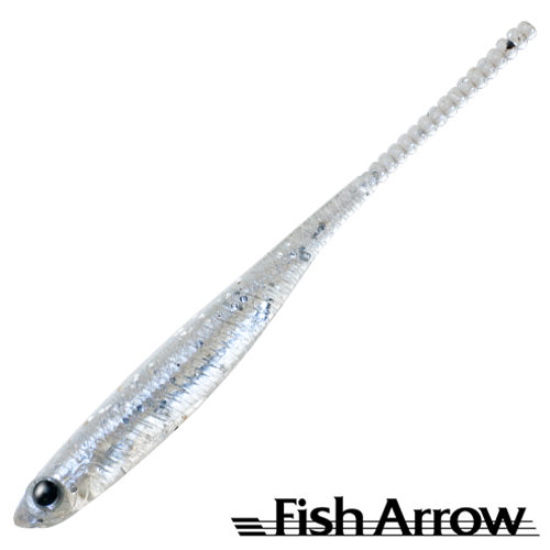 Мягкие приманки Fish Arrow Flash J 1,5 Slim SW #100 Shirasu/Silver 5шт