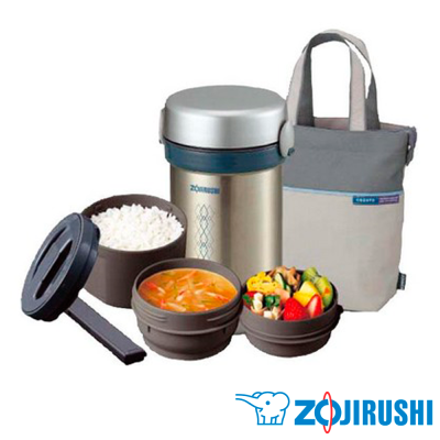 Термоконтейнер Zojirushi SL-NC 09-ST 0.84л (стальной) - купить в Москве в интернет-магазине