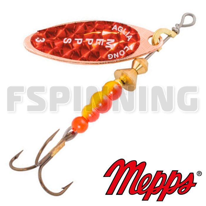 Блесна Mepps Aglia Long Redbo 3 11.5gr CU