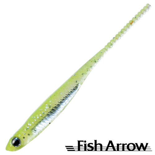 Мягкие приманки Fish Arrow Flash J 1,5 Slim SW #102 Chart/Silver 5шт